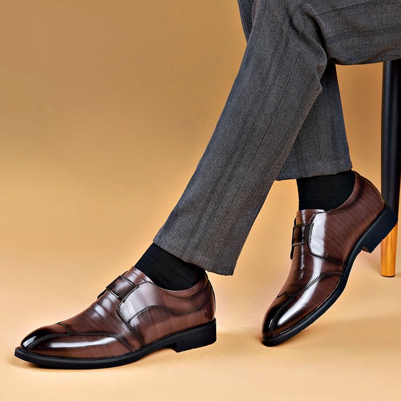 2024 Nouvelles chaussures de marche en cuir pour hommes